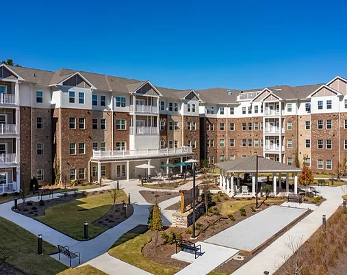 Wisteria Place Hamilton Mill courtyard